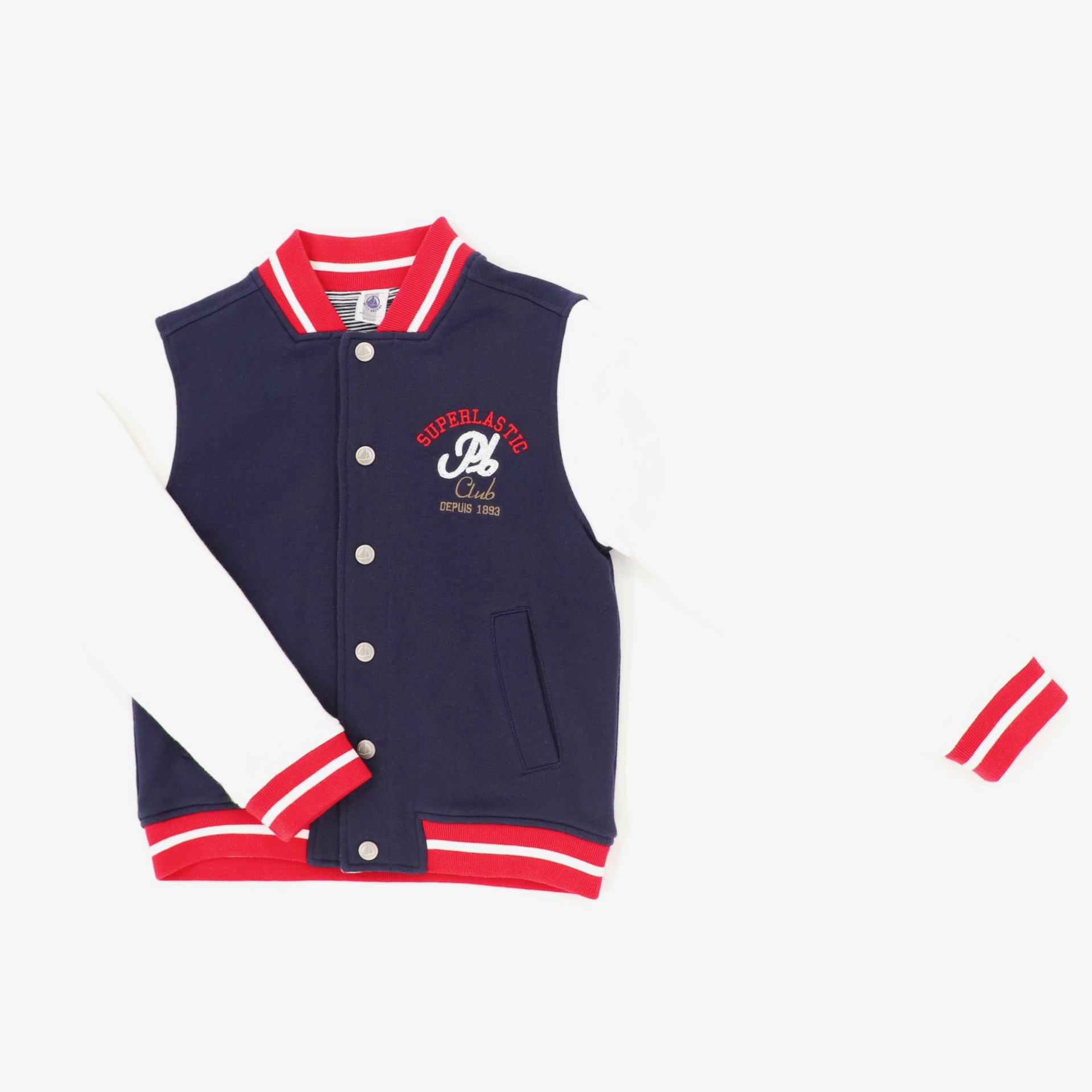 Veste teddy garçon Petit Bateau 8 ans