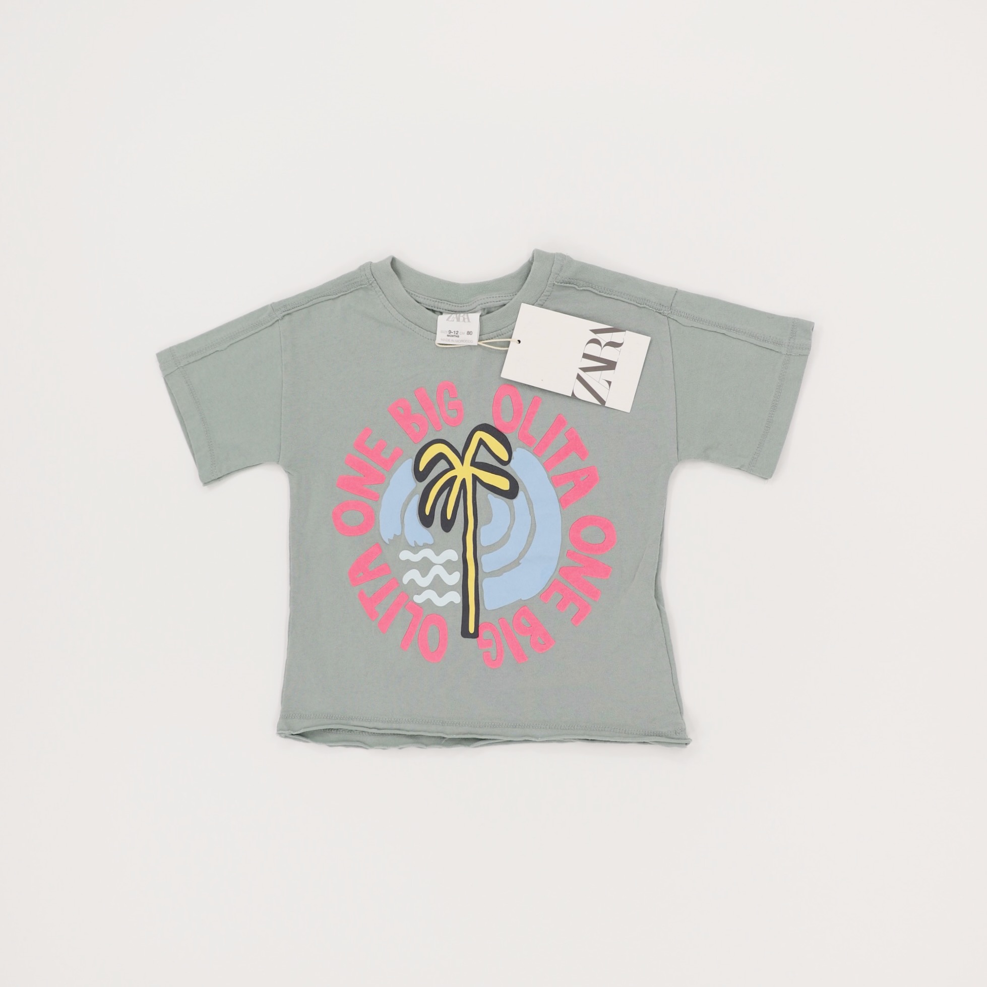 Tee-shirt bébé fille Zara 9-12 mois