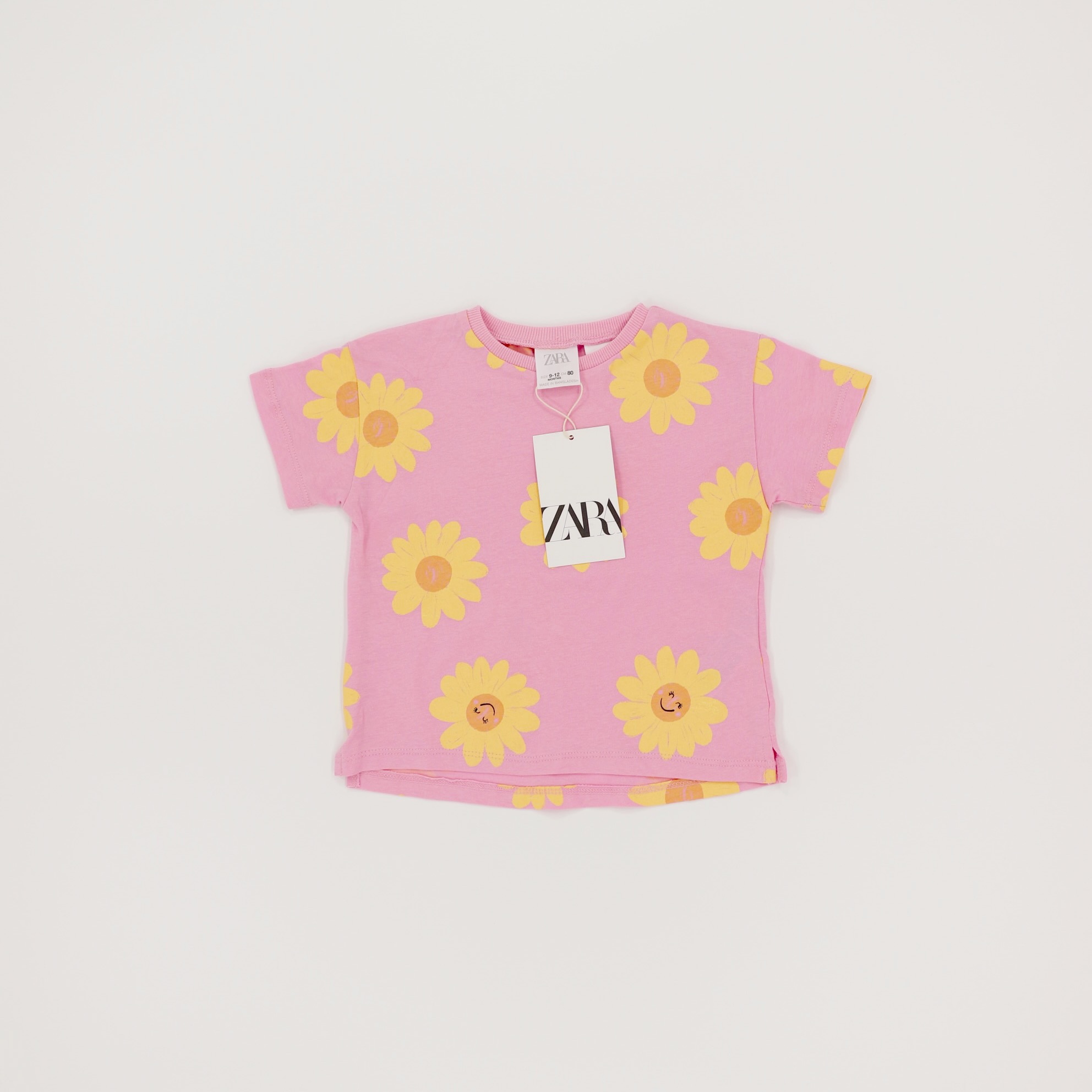 Tee-shirt bébé fille Zara 9-12 mois